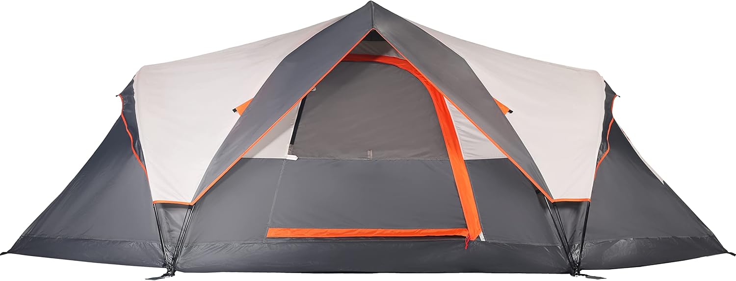 Tent for Family Camping Quick Setup, Instant Pop Up Dome Tents Outdoor 2-3 Person / 6 Person, with Water-Resistant Rainfly and Mesh Roofs & Door & Windows